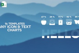 16 Any Icon & Text Charts | Infographics Pack 39990171