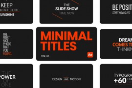 Minimal Titles 03 for After Effects 44561295