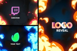Fire Cartoon Logo Reveal Animations for After Effects 43388065