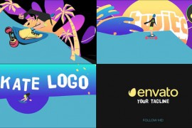 Skate Logo Opener for DaVinci Resolve 51120610