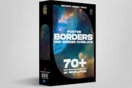 Sickboat – POSTER BORDERS: PNG BORDER OVERLAYS (8K)
