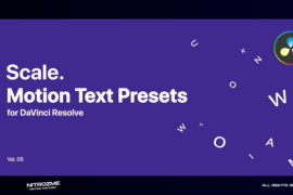 Scale Motion Text Presets Vol. 05 for DaVinci Resolve 47045704