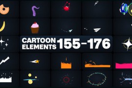 Cartoon Elements for DaVinci Resolve 50524381