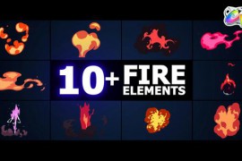 Fire Elements | FCPX 50288969