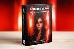 Free Download:Acid Red Cinematic Flash Transitions for Premiere Pro 62016304