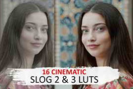 GNProduction – 16 Cinematic Fashion Luts – Film Slog2 & Slog3 Luts