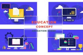 Education Concept Animated Scene 43396729