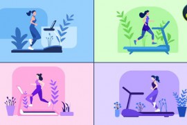 Treadmill Running Girl Explainer for DaVinci Resolve 52544111