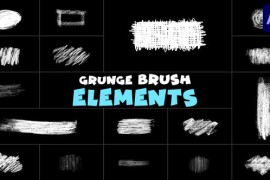 Grunge Brush Elements | After Effects 51387291
