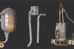Udemy – Modeling And Texturing Practice in Blender – Old Lamp