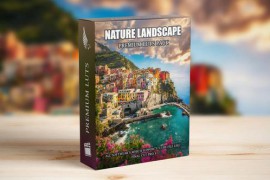 Nature's Golden Hour with Sunset Warm Brown Cinematic LUTs Pack 49884045