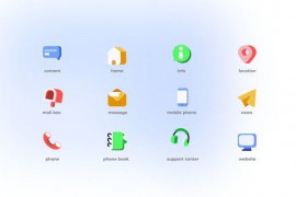 Contact Us - Flat Icons 46763840