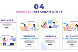Eye Catching Business Communication Character Instagram Story 47439525