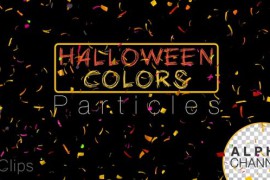 Halloween Celebration Confetti Particles 24634986