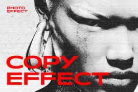 Free Download:B&W Copy Print Photo Effect for Photoshop