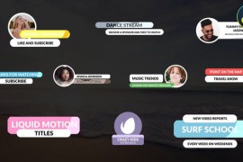 Lower Thirds Liquid Motion for DaVinci Resolve 51652487
