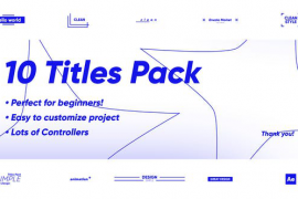10 Classic Titles Pack | After Effects 50475874