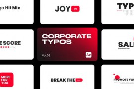 Corporate Typos 03 for After Effects 43960739
