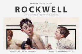 CreativeMarket – Rockwell’s Art Procreate Brushes 5500528