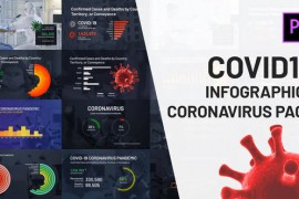 COVID19 Infographics Coronavirus Pack Mogrt 26392875