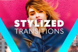 Stylized Transitions Pack: 28 Distinctive Effects in 4 Styles with Color Control for Premiere Pro 44