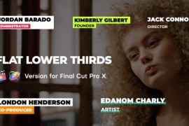 Flat Lower Thirds | Final Cut Pro 48190417