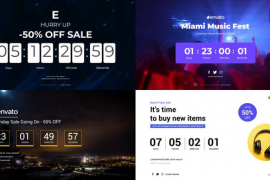 Timer Typography Titles 45948678