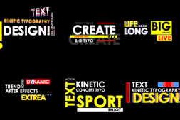 Free Download:Dynamic Kinetic Typography | Text Intro Pack 59684801
