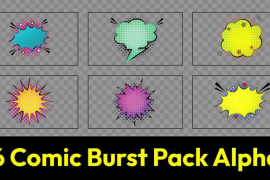 Comic Burst Pack Bubble Call Out Popup Alpha 49290777