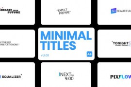 Minimal Titles 08 for After Effects 45370633