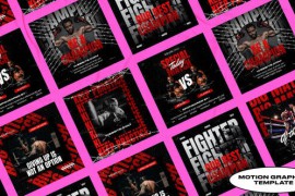Burst Boxing Posts | Mogrt 48911301