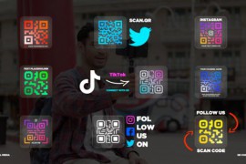 Social Media QR Code 43834532