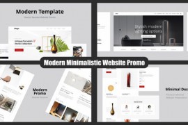Modern Minimalistic Website Promo 40334769