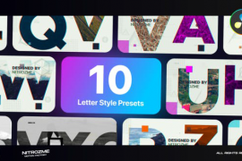 Letters Typography Vol. 01 for DaVinci Resolve 45341791