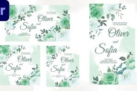 Wedding Invitation Intro 4 in 1 MOGRT 44121499