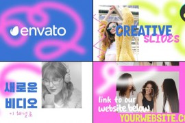 Abstract Creative Slides for DaVinci Resolve 52725082