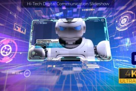 Hi-Tech Digital Communication Slideshow - Premiere Pro 47119621