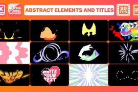 Abstract Elements And Titles | FCPX 26500150