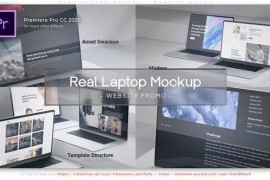 Real Laptop Mockup - Website Promo 51645330