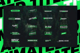 Minimalistic Animated Text (FCPX) 42305707