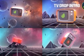 TV Drop Intro for DaVinci Resolve 45606276