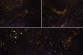 Gold Glitter Particles Pack 39228425