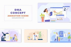 DNA Testing Process Vector Character Animation Scene 48803102