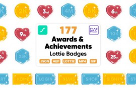 Awards & Achievements Lottie Badges 48114515