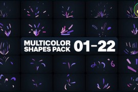 Multicolor Shapes for DaVinci Resolve 46132673