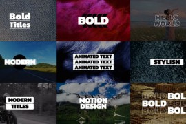 Bold Titles | FCPX & Apple Motion 49483116