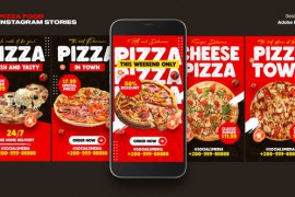 Pizza Food Instagram Stories MOGRT 46463030