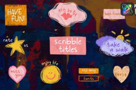 Scribble Lyric Titles for FCPX 48120488