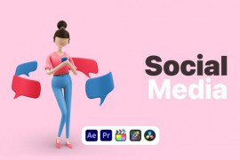Explainer Girl Social Media 50622950