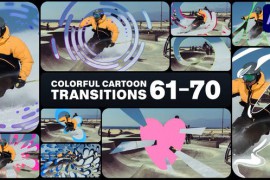 Colorful Cartoon Transitions for After Effects 51516086